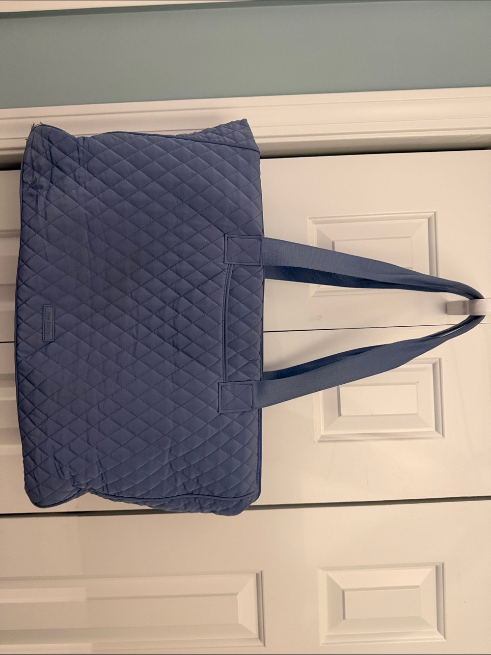 Vera Bradley Quilted Tote in Dusty Blue